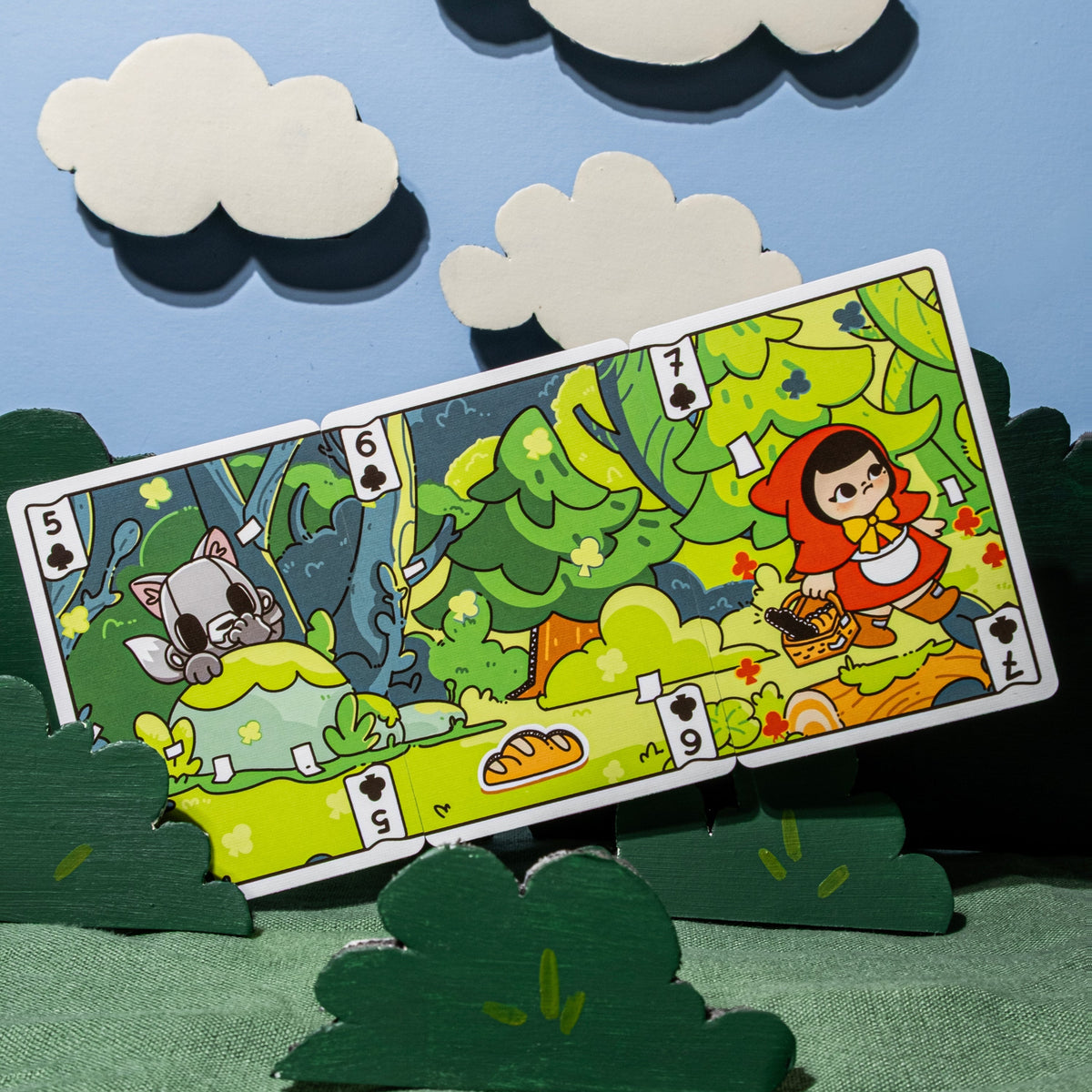 Bicycle Paper Royals Red Riding Hood Playing Cards