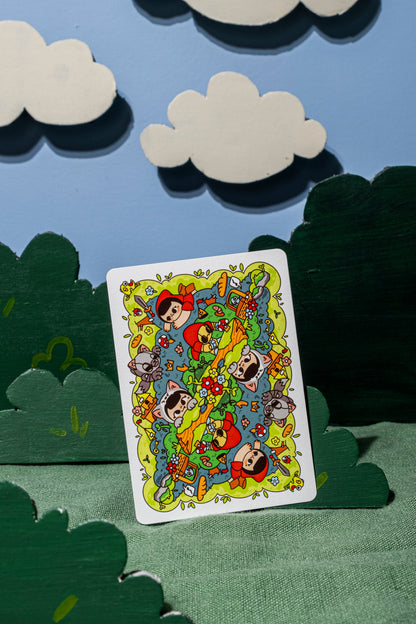 Bicycle Paper Royals Red Riding Hood Playing Cards