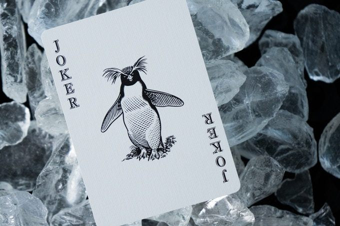 Emperor Penguin Playing Cards