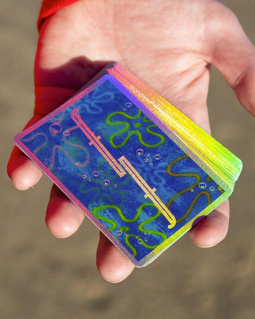 Fontaine Holo Spongebob Playing Cards Holographic Foil