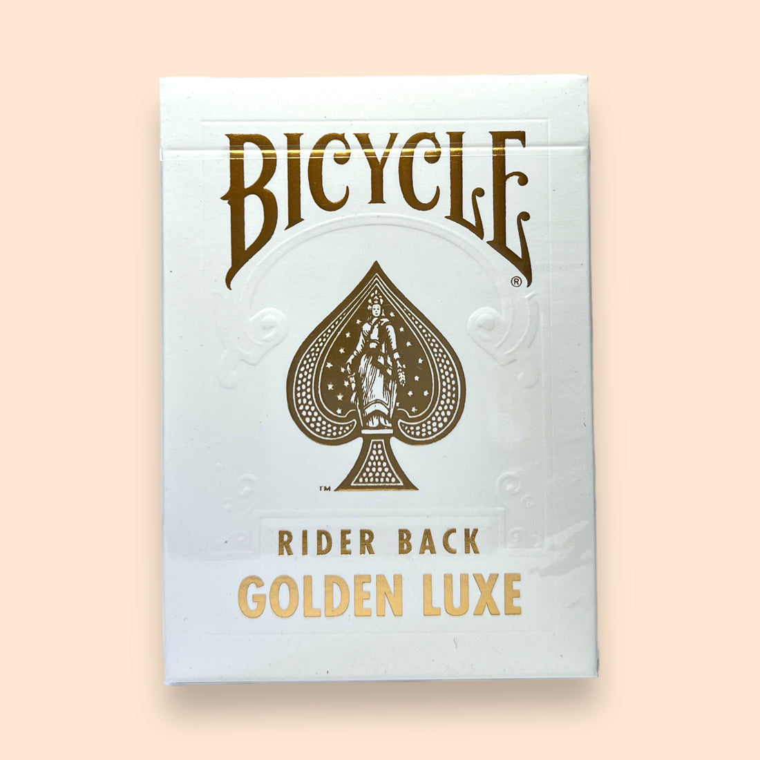 Bicycle Golden Luxe Rider Back Gold MetalLuxe Foil Playing Cards