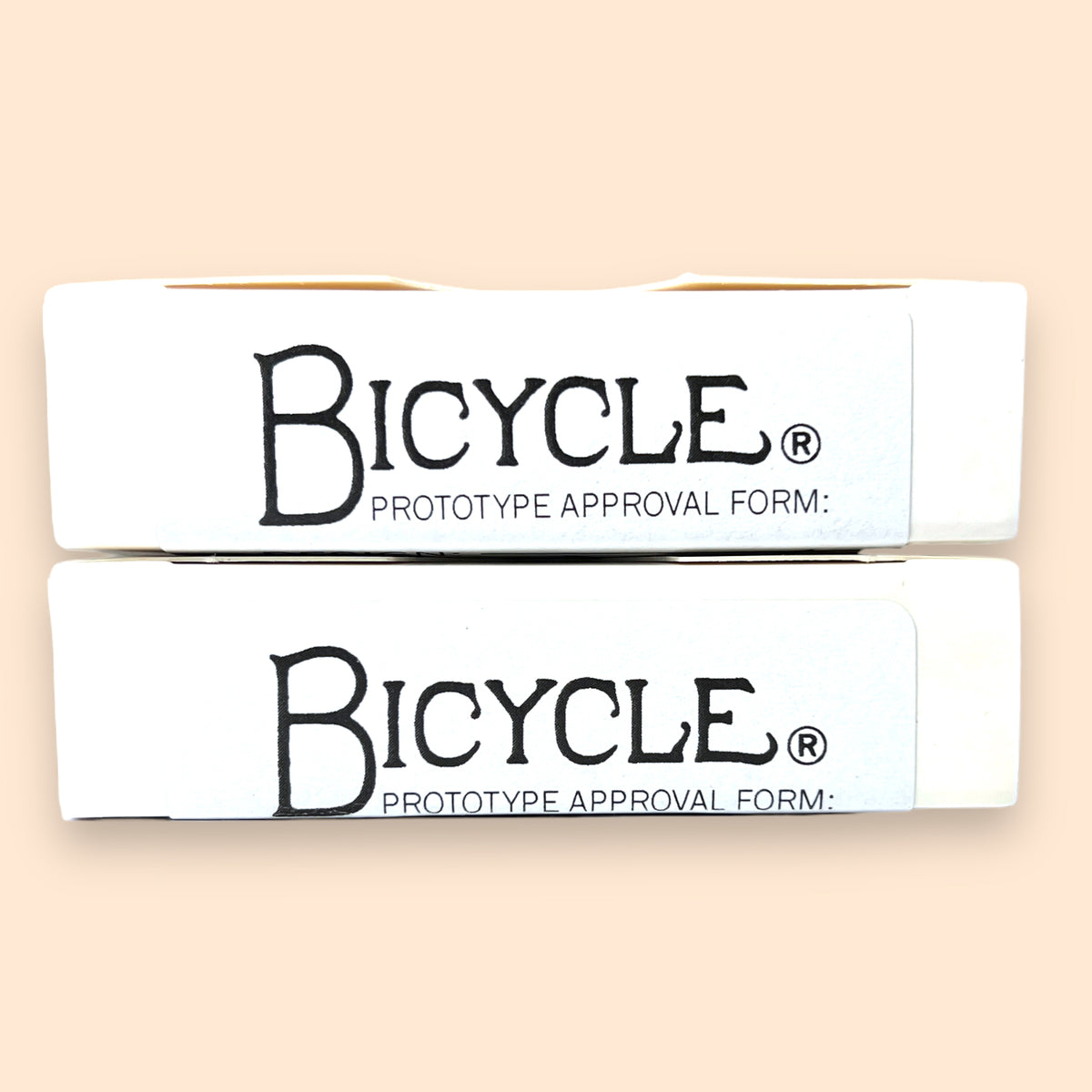 Bicycle Rider Back Foil Metalluxe Prototype Silver &amp; Red Signed [Extremely Rare]