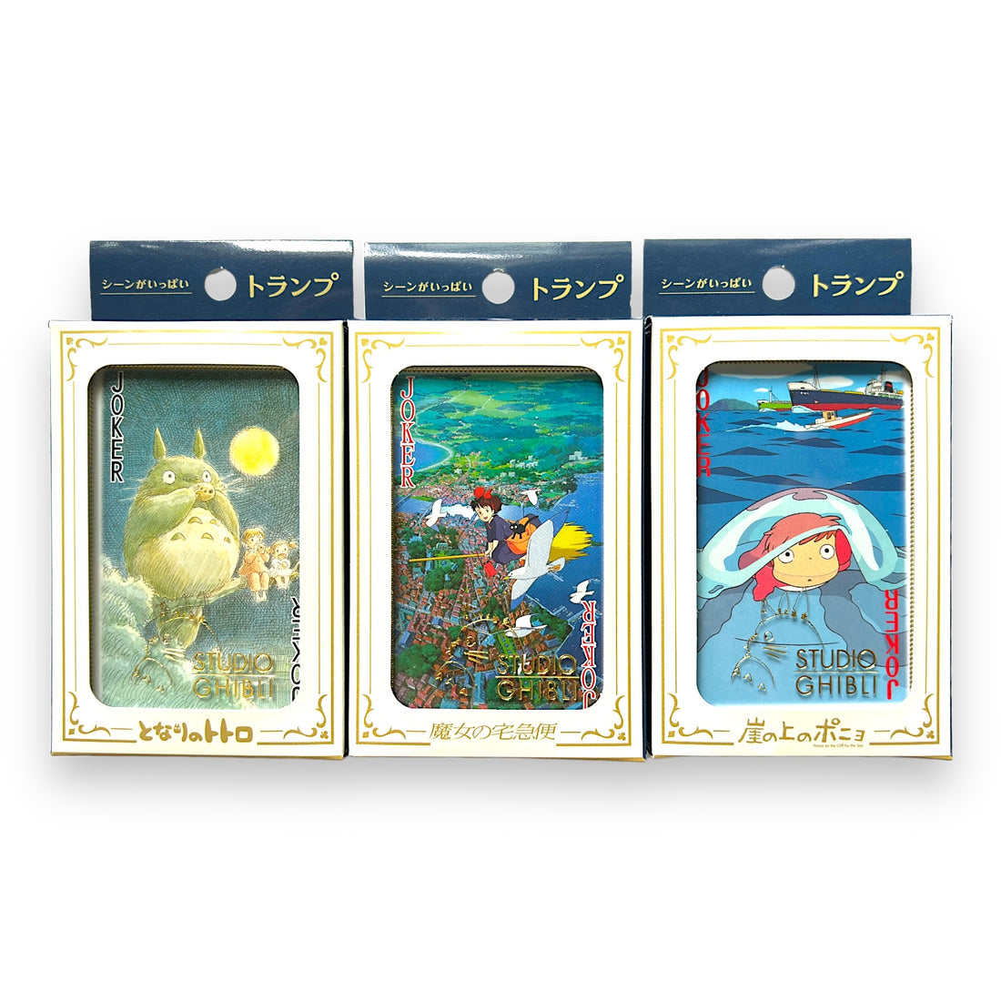 Studio Ghibli Playing Cards Collection - My Neighbor Totoro, Kiki&