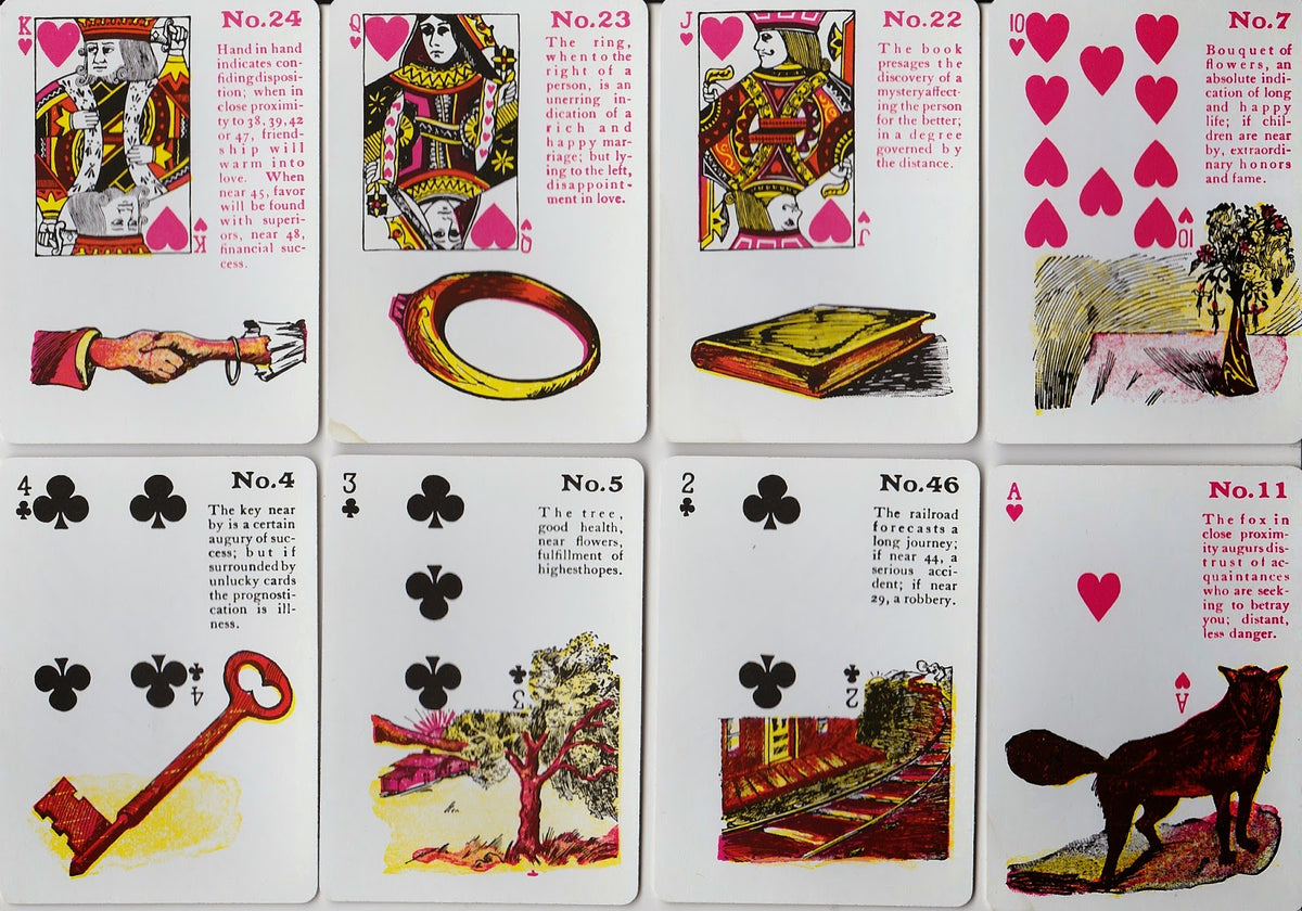 Vintage Gypsy Witch Fortune Telling Cards Made in Ohio