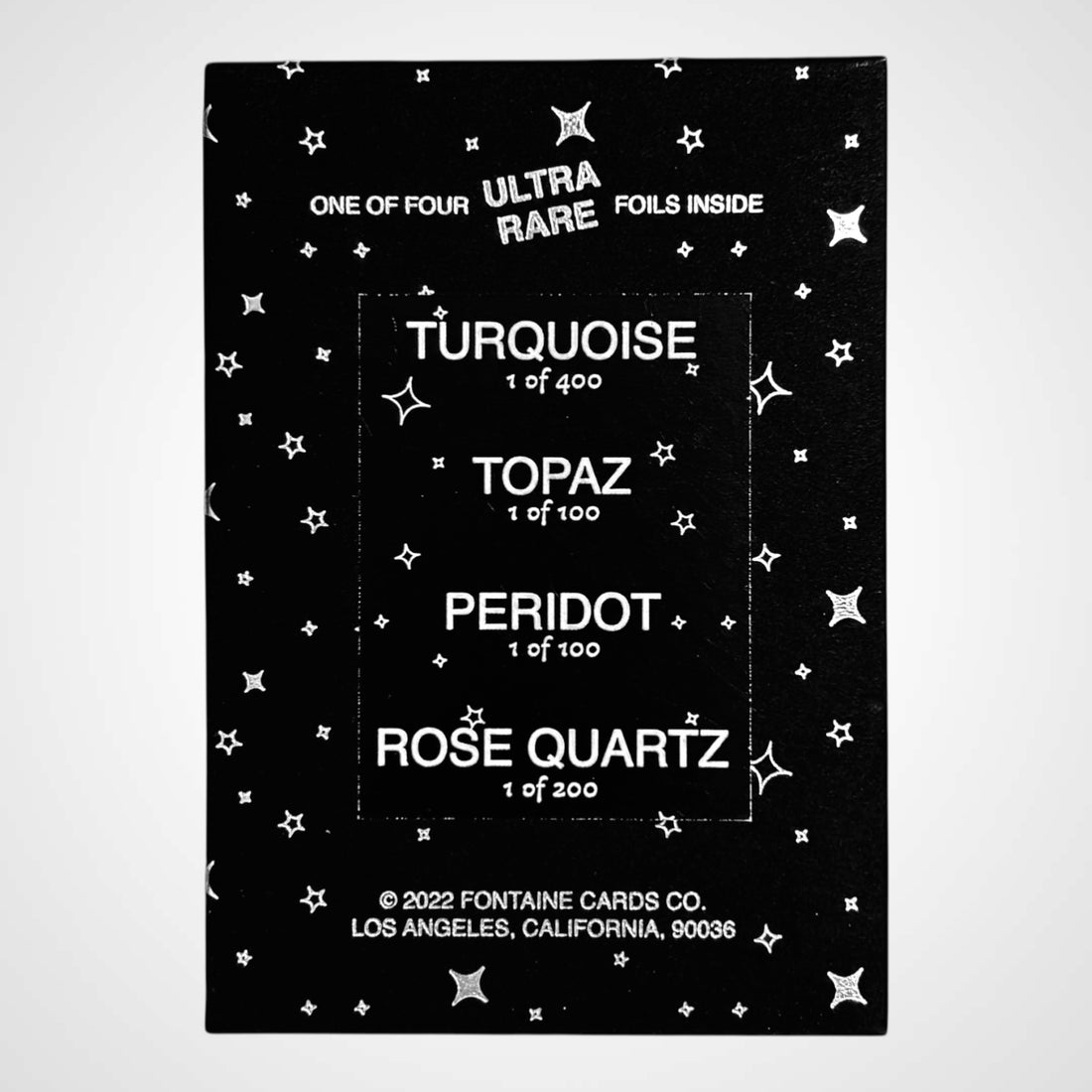 Fontaine Ultra Rare Mystery FOILS Playing Cards