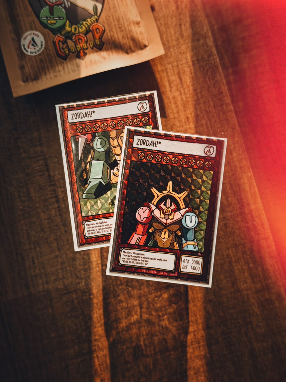Pokkedo YA-UD-AH! Bundle Set with Cardvo Exclusive  ZORDAH! Card! - 5 Packs