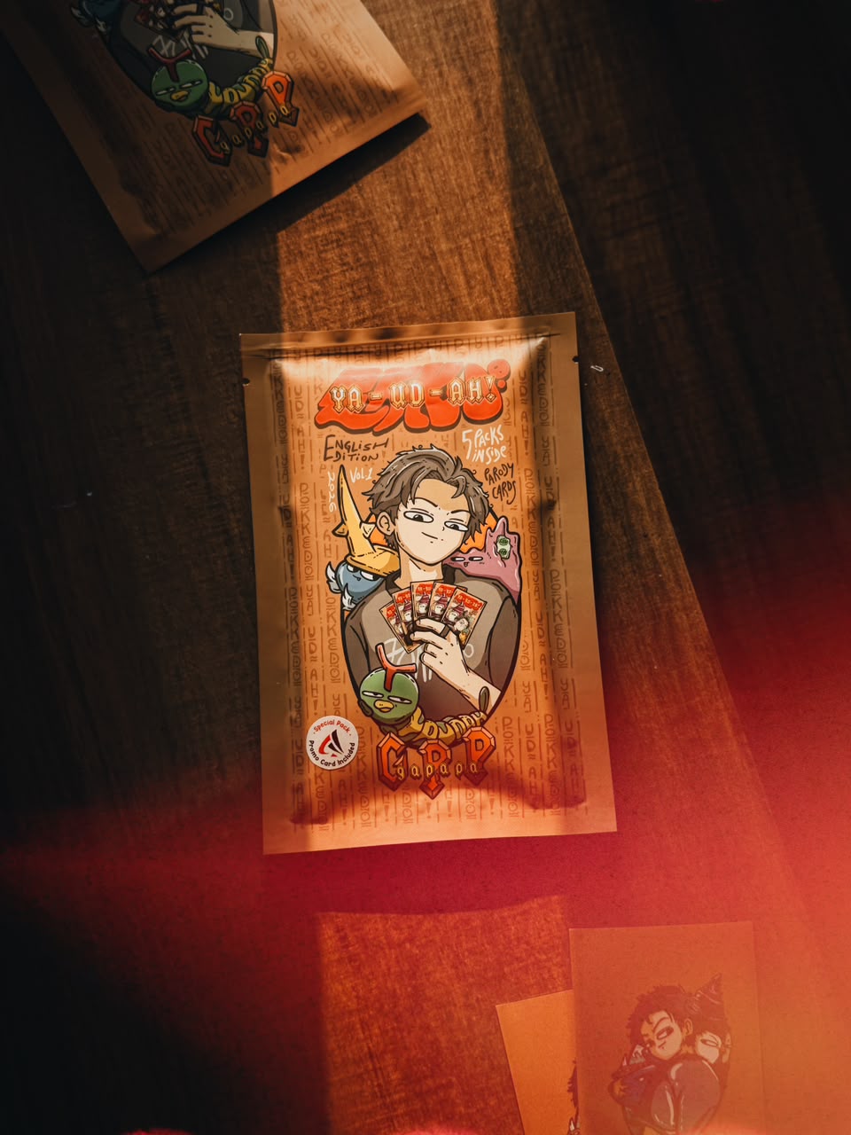 Pokkedo YA-UD-AH! Bundle Set with Cardvo Exclusive  ZORDAH! Card! - 5 Packs