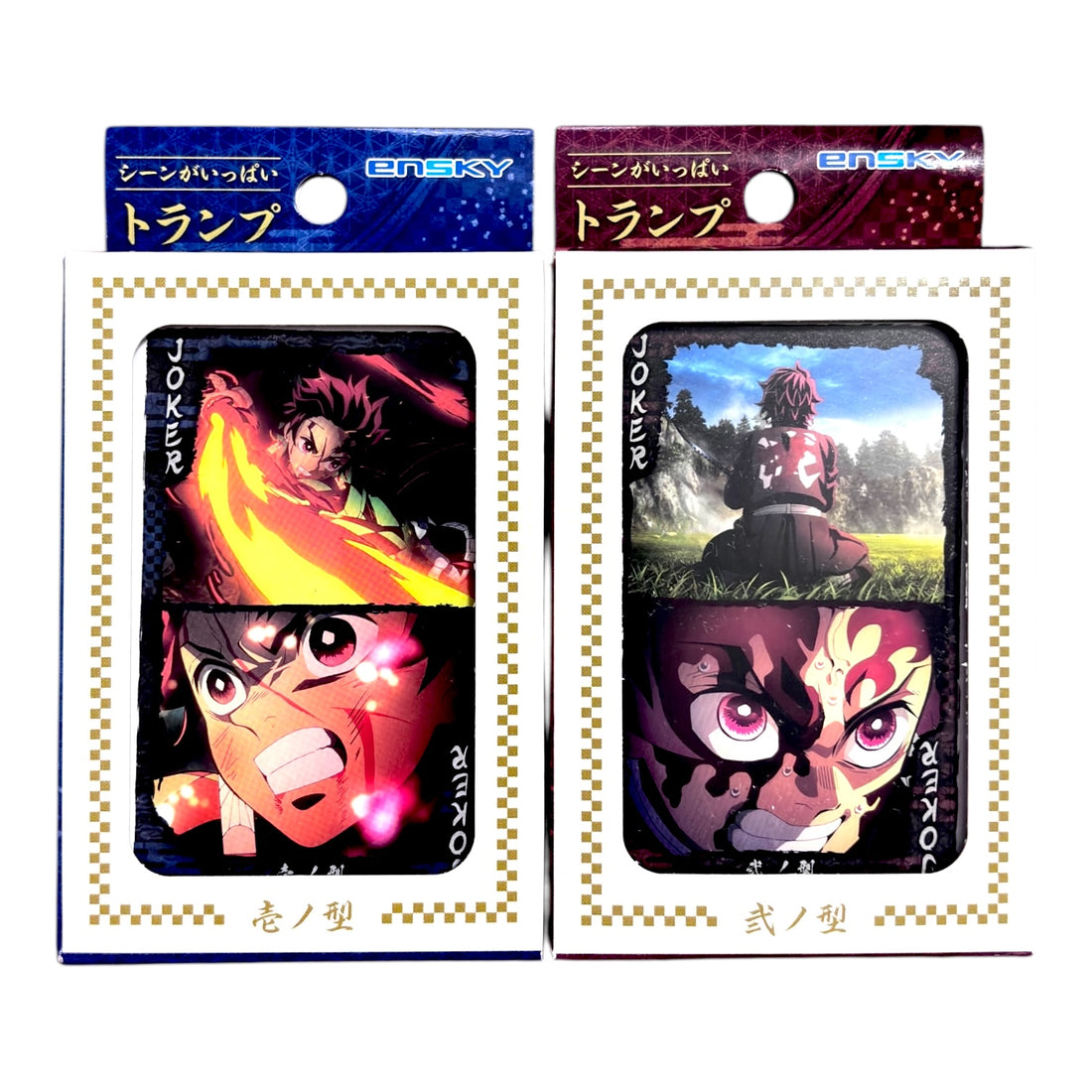 Demon Slayer Full of Scenes Nino &amp; Ichino Playing Cards By Ensky