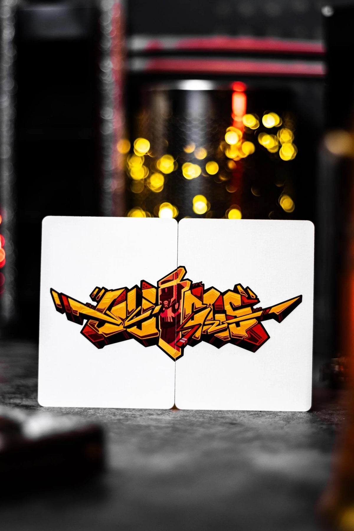 Bicycle Quiccs OG Black &amp; Ghost White Playing Cards