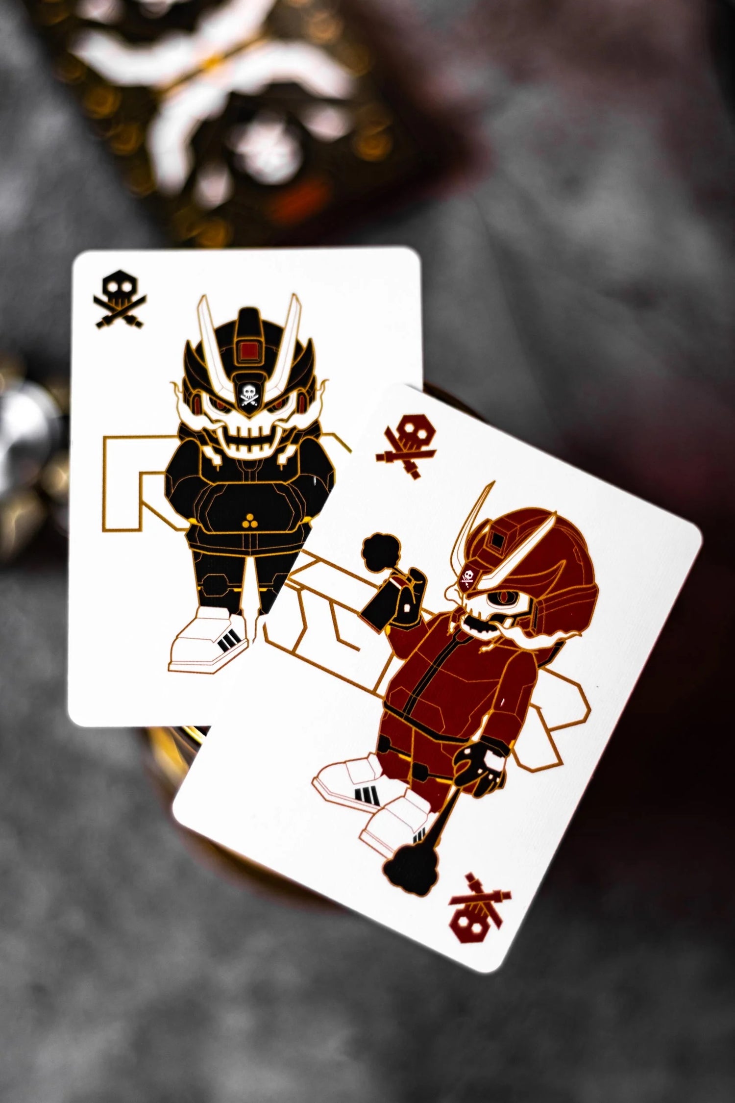 Bicycle Quiccs OG Black &amp; Ghost White Playing Cards