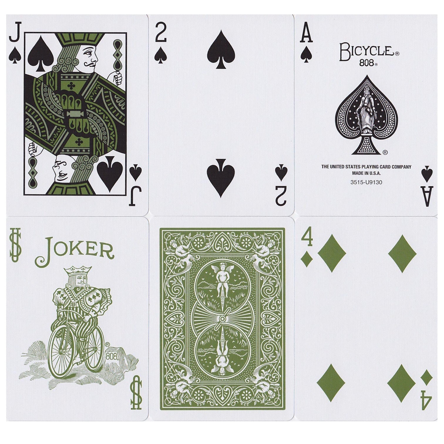 Bicycle Green Eco Edition Playing Cards [Made in Ohio] | Cardvo