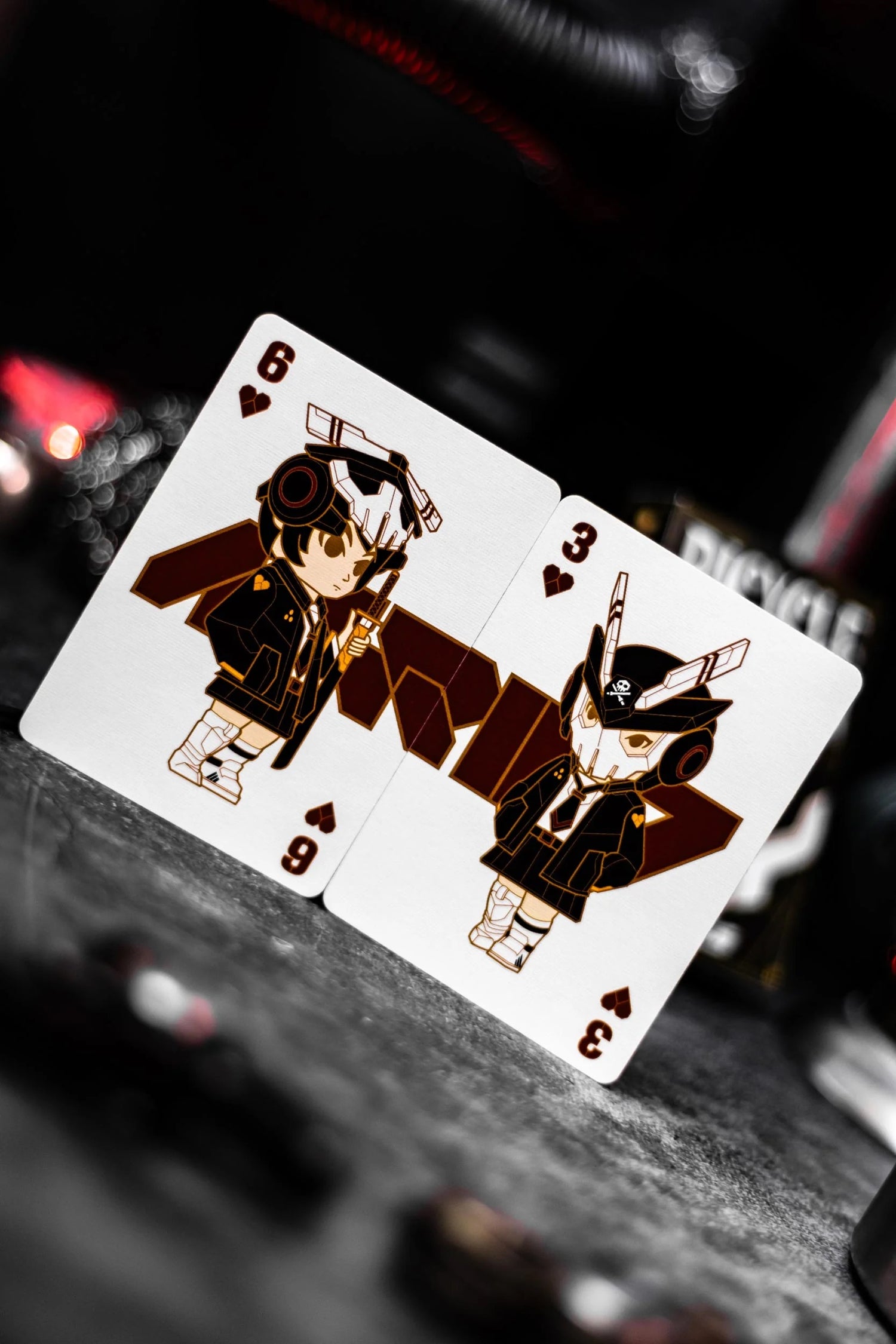 Bicycle Quiccs OG Black &amp; Ghost White Playing Cards
