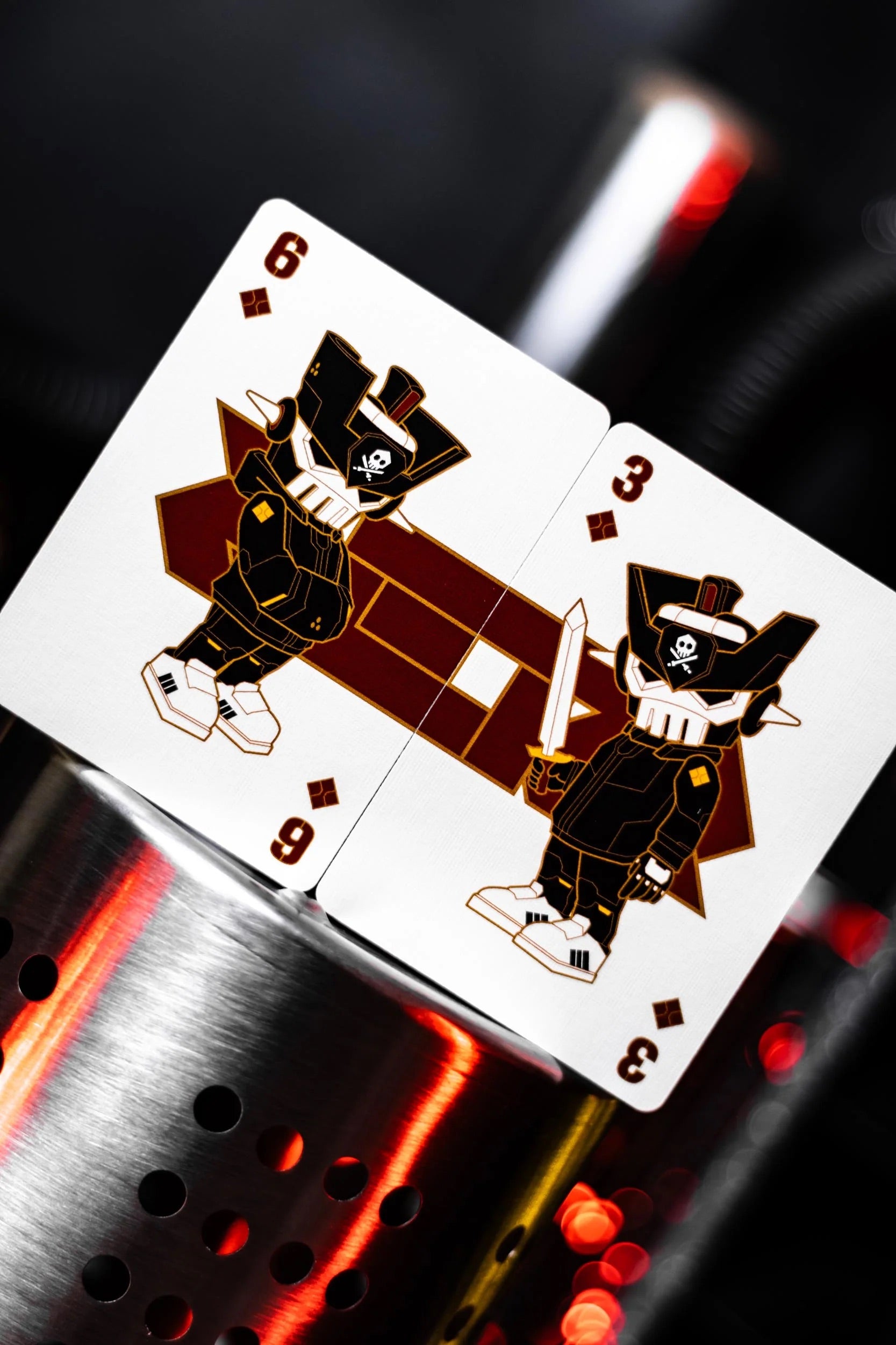 Bicycle Quiccs OG Black &amp; Ghost White Playing Cards