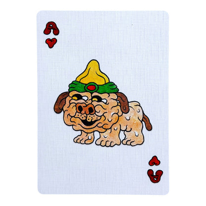 Royal Fever White UV Fontaine Playing Cards