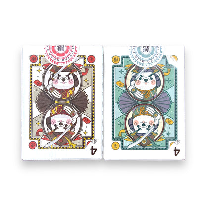 Samurai Otter Hono Red &amp; Mizu Blue Edition Playing Cards