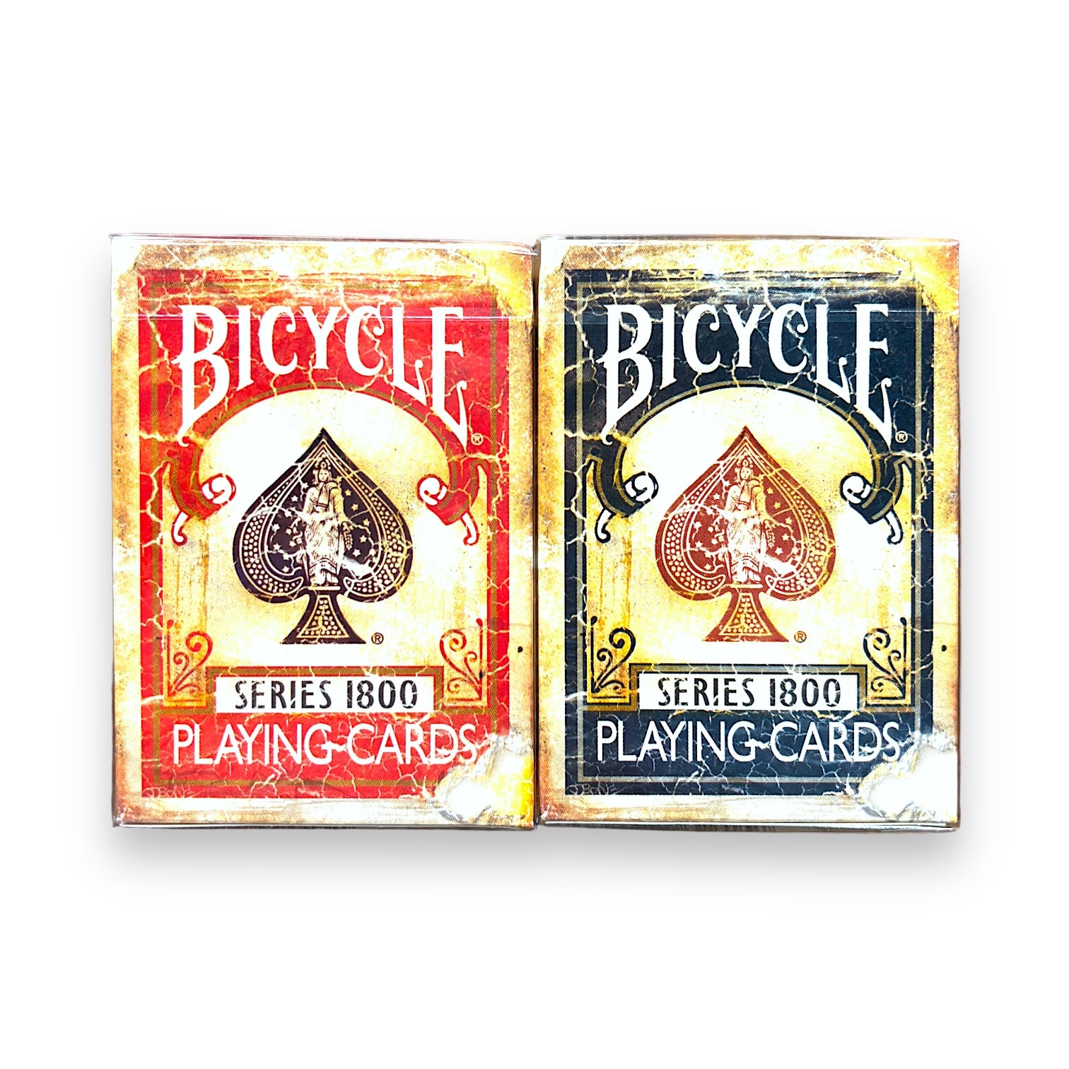 Bicycle Vintage Series Red &amp; Blue V1 Unmarked Ohio Playing Cards [Reverse Seal]