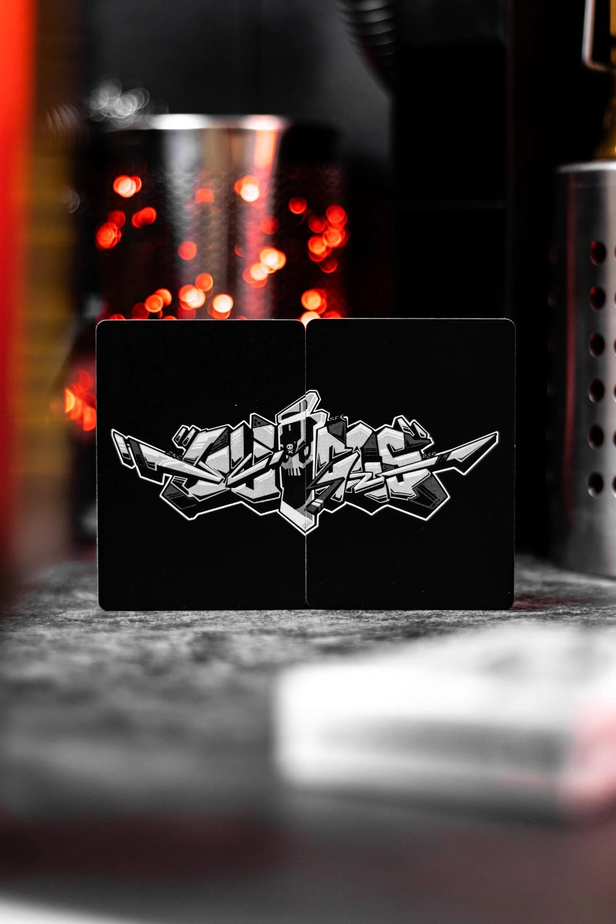 Bicycle Quiccs OG Black &amp; Ghost White Playing Cards