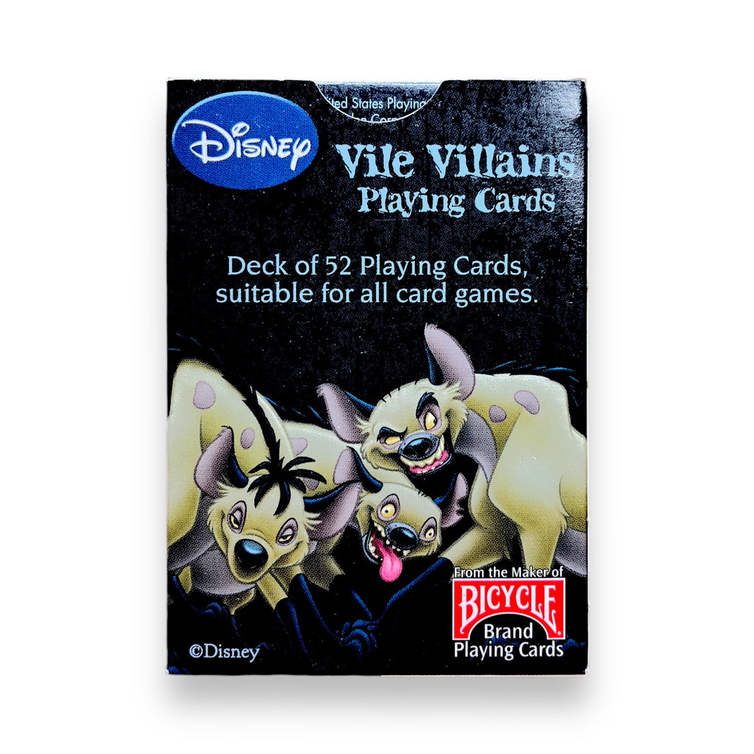 Bicycle Disney Vile Villains Vintage Playing Cards