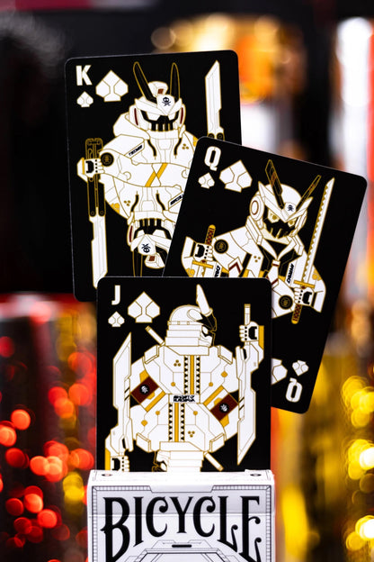 Bicycle Quiccs OG Black &amp; Ghost White Playing Cards