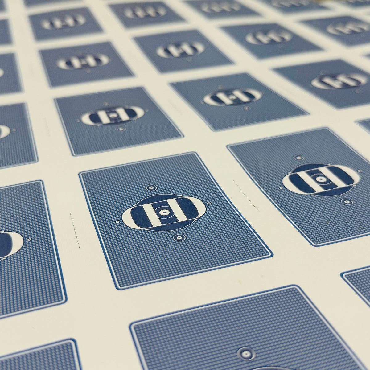Smoke &amp; Mirrors V5 Denim Blue Uncut Sheet