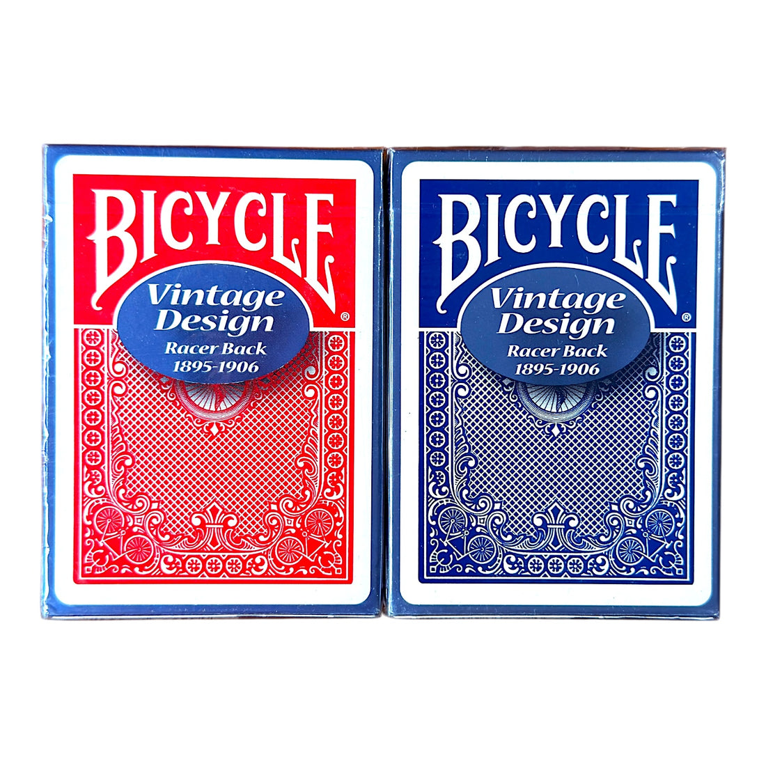 Bicycle Vintage Design Racer Back 1st Print Red Seal Made in Ohio Playing Cards