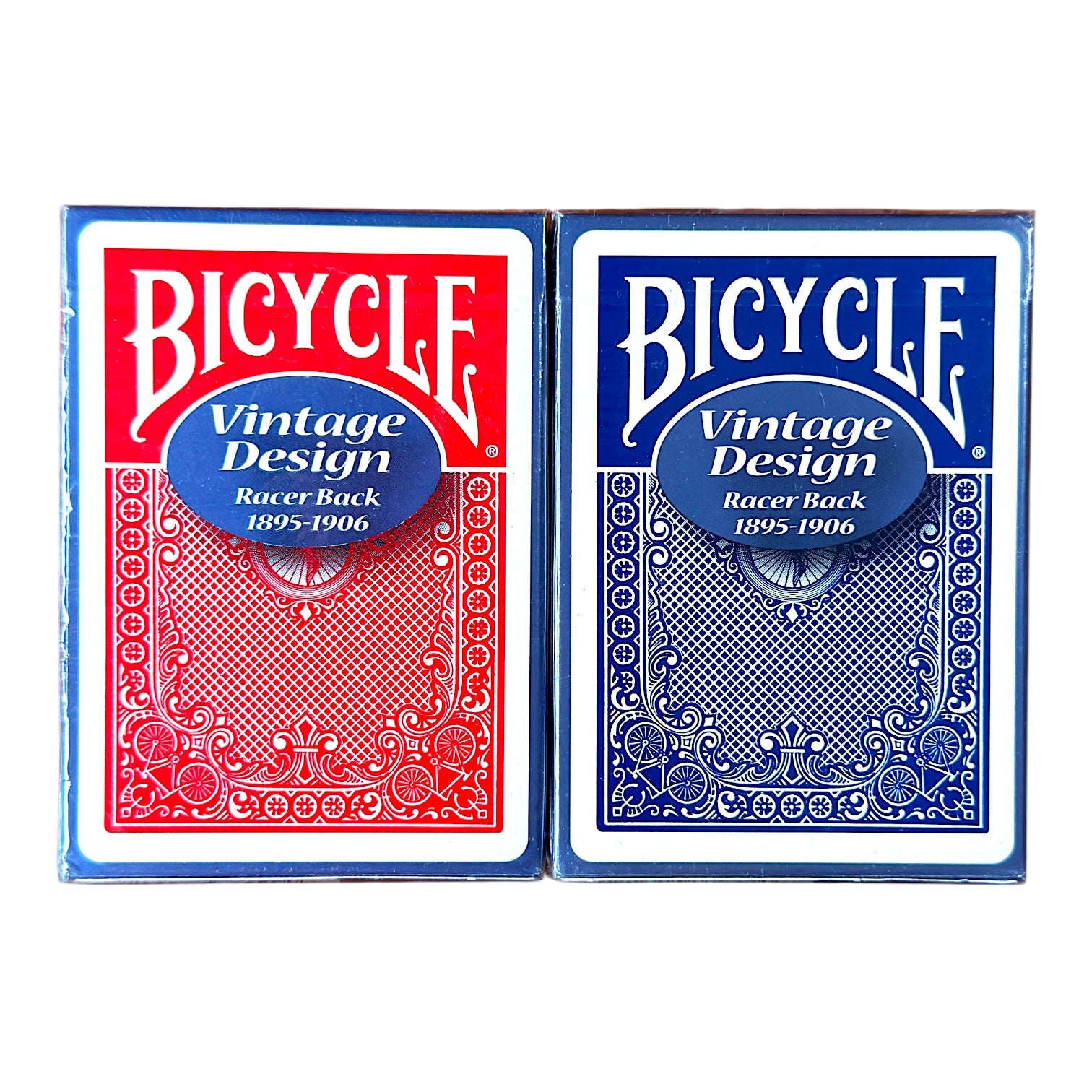 Bicycle Vintage Design Racer Back 1st Print Red Seal Made in Ohio Playing Cards