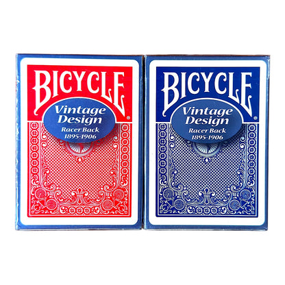 Bicycle Vintage Design Racer Back 1st Print Red Seal Made in Ohio Playing Cards