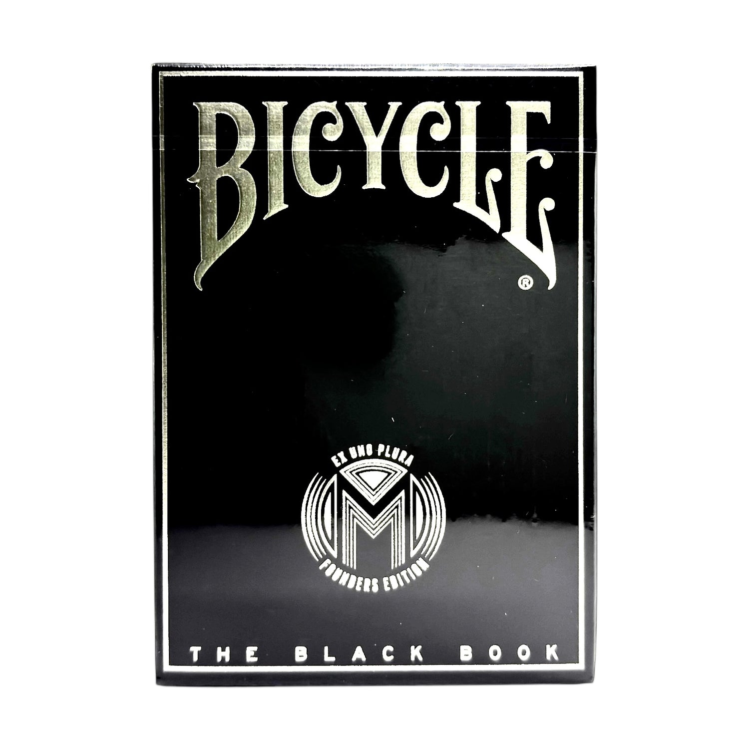 Bicycle Black Book Manifesto of Cards Silver Founders edition