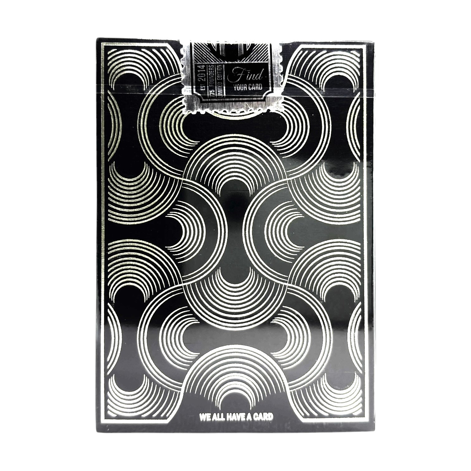 Bicycle Black Book Manifesto of Cards Silver Founders edition