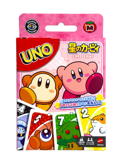 UNO Kirby of the Stars Nintendo Card Game Japan