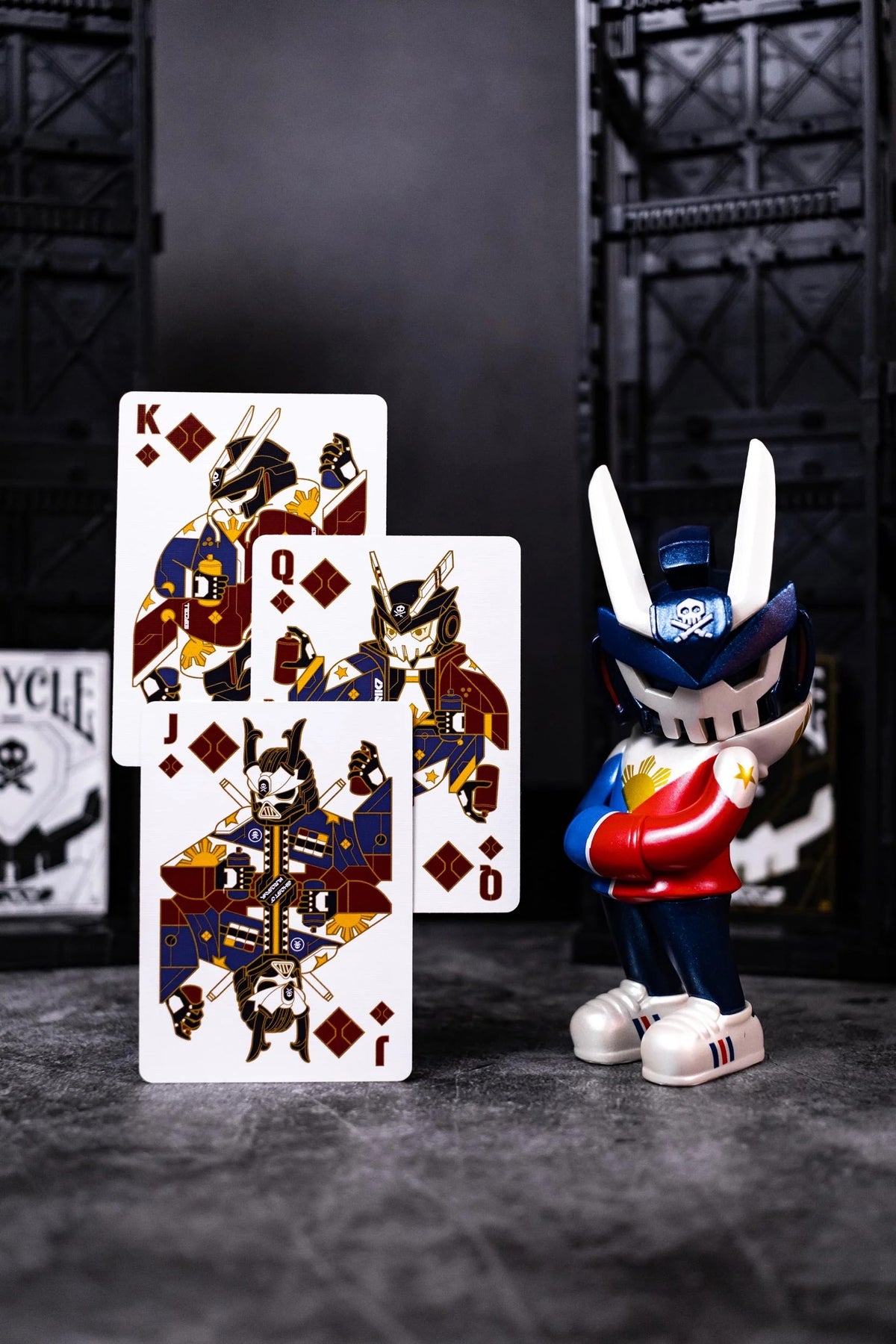 Bicycle Quiccs OG Black &amp; Ghost White Playing Cards