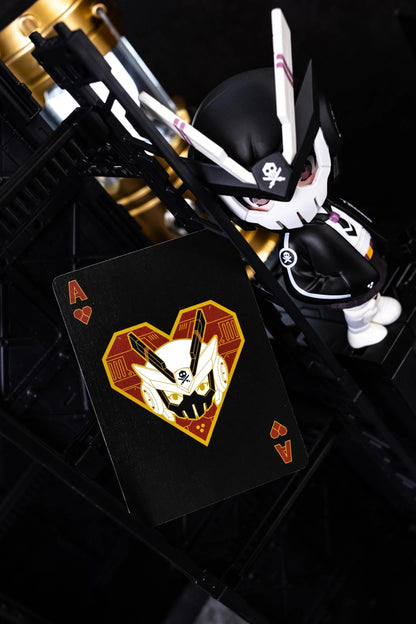 Bicycle Quiccs OG Black &amp; Ghost White Playing Cards
