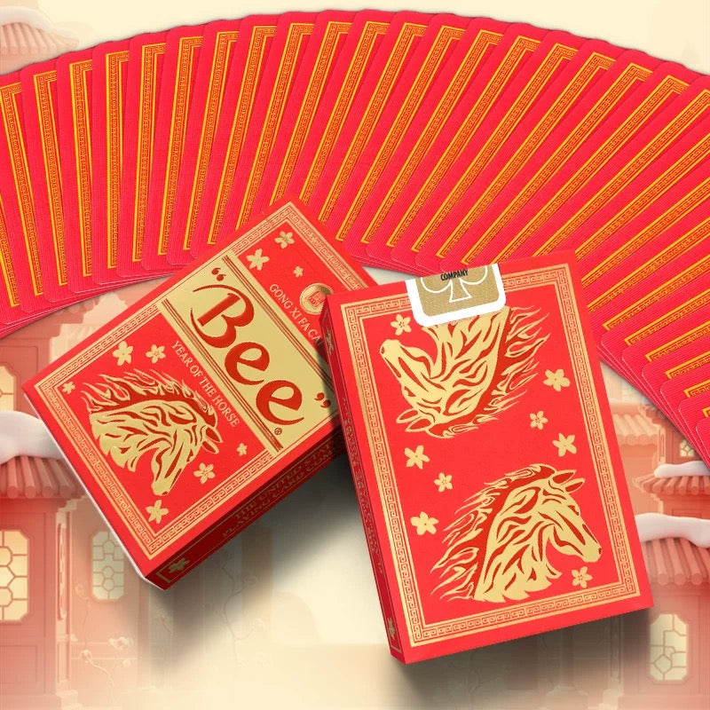 Bee Year of Horse Playing Cards Chinese New Year 2026 Special Edition
