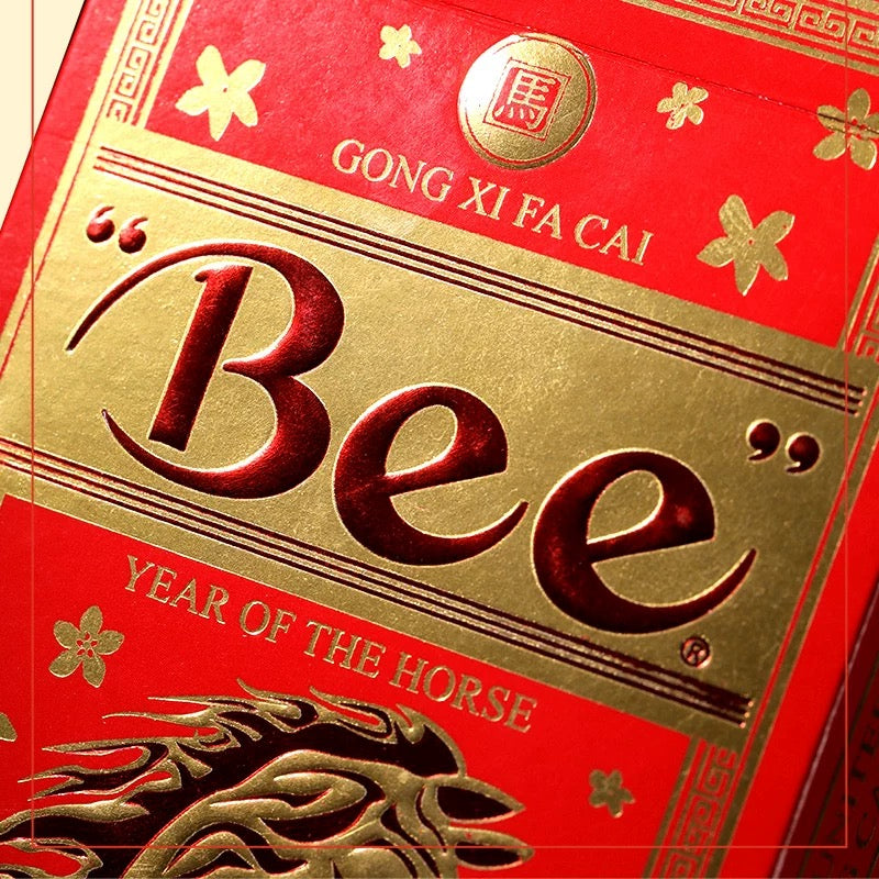 Bee Year of Horse Playing Cards Chinese New Year 2026 Special Edition