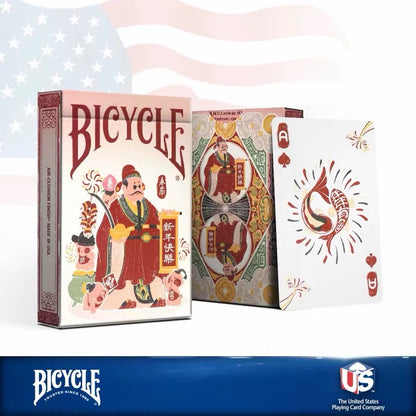 Bicycle Traditional Chinese Festival - Lunar New Year &amp; Lantern Festival Playing Cards | Box Set