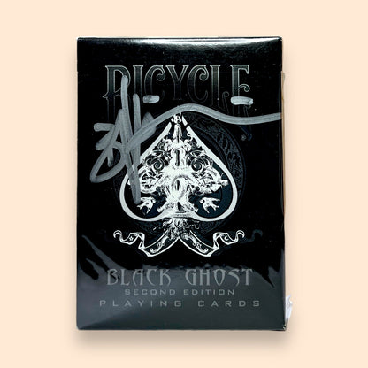 Bicycle Black Ghost Playing Cards Deck Signed by Brad Christian