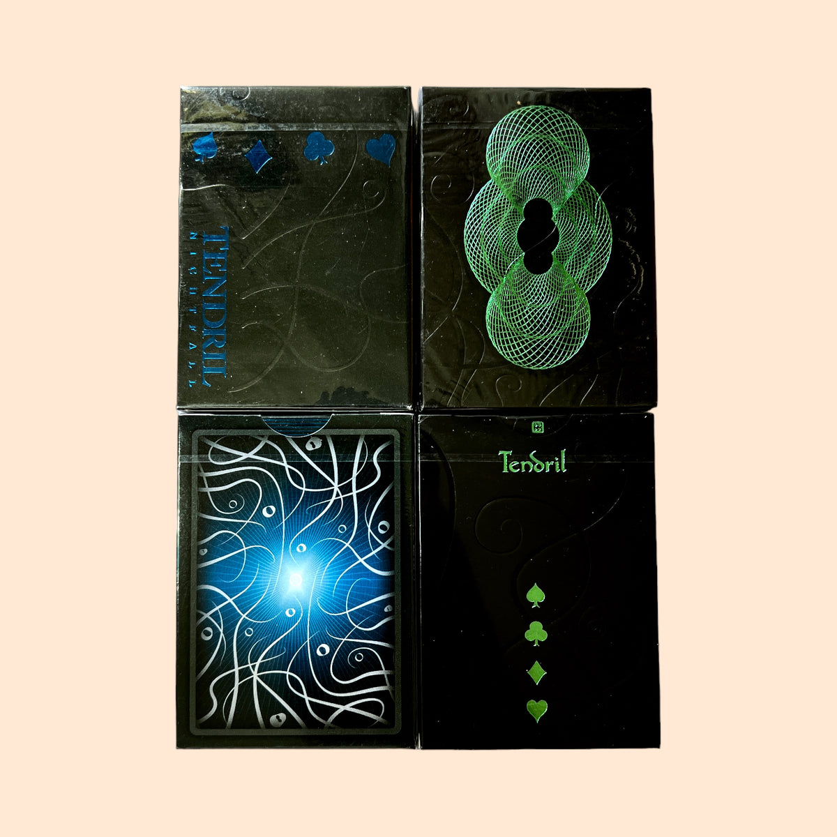 Tendril Ascendant and Nightfall Signed by Paul Carpenter Encarded 4 Decks