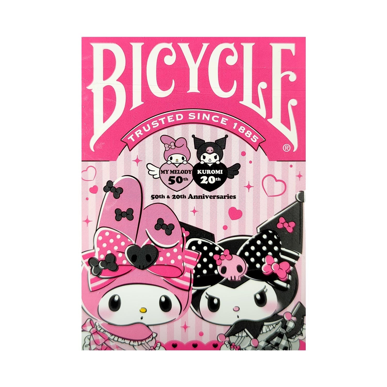 Bicycle My Melody 50th Anniversary and Kuromi 20th Anniversary Playing Cards by Sanrio