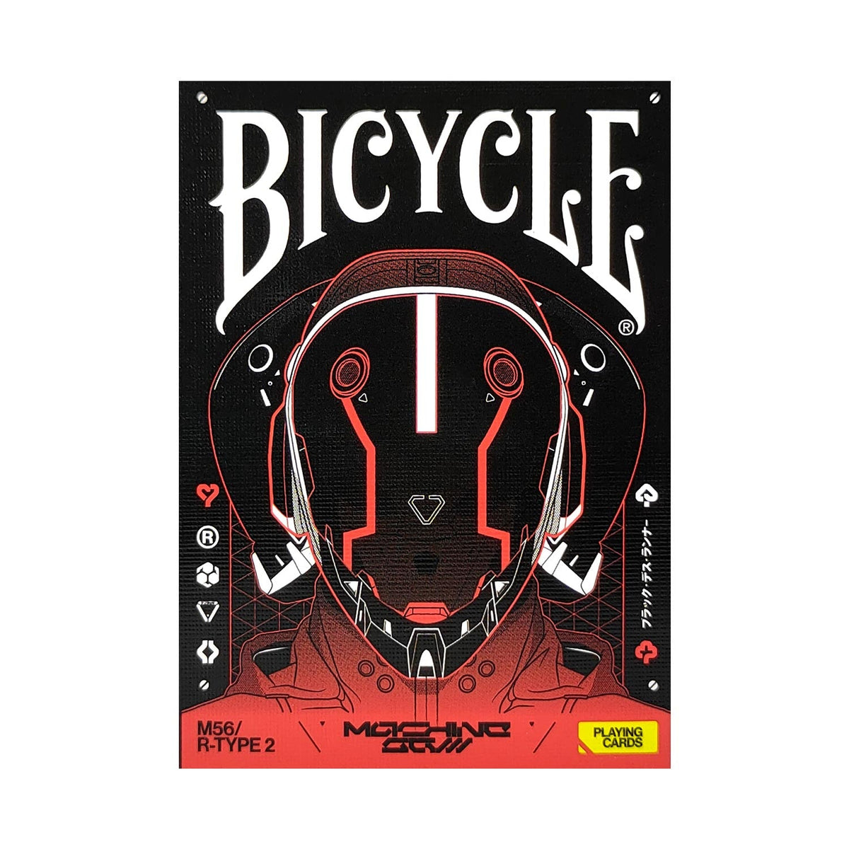 Bicycle Machine56 R-TYPE/2 Black Playing Cards