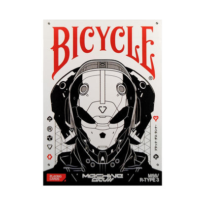 Bicycle Machine56 R-TYPE/3 White Playing Cards