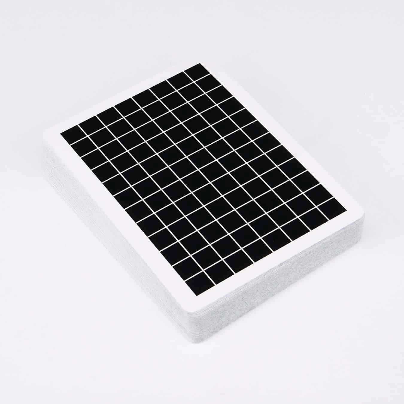 Checkerboard Midnight Playing Cards Anyone