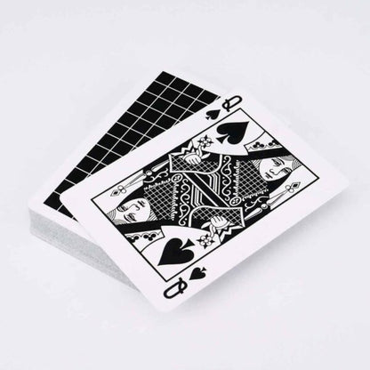 Checkerboard Midnight Playing Cards Anyone