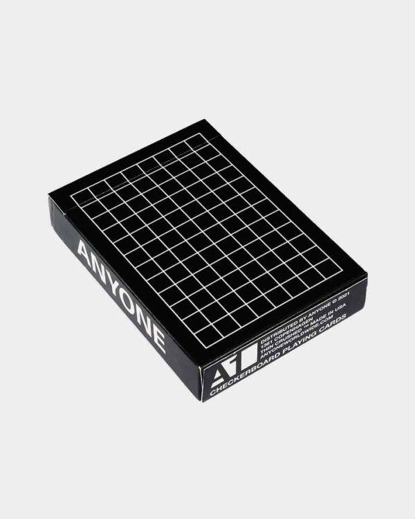 Checkerboard Midnight Playing Cards Anyone