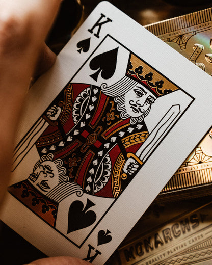 Monarch Prestige Gold Foil Edition Playing Cards