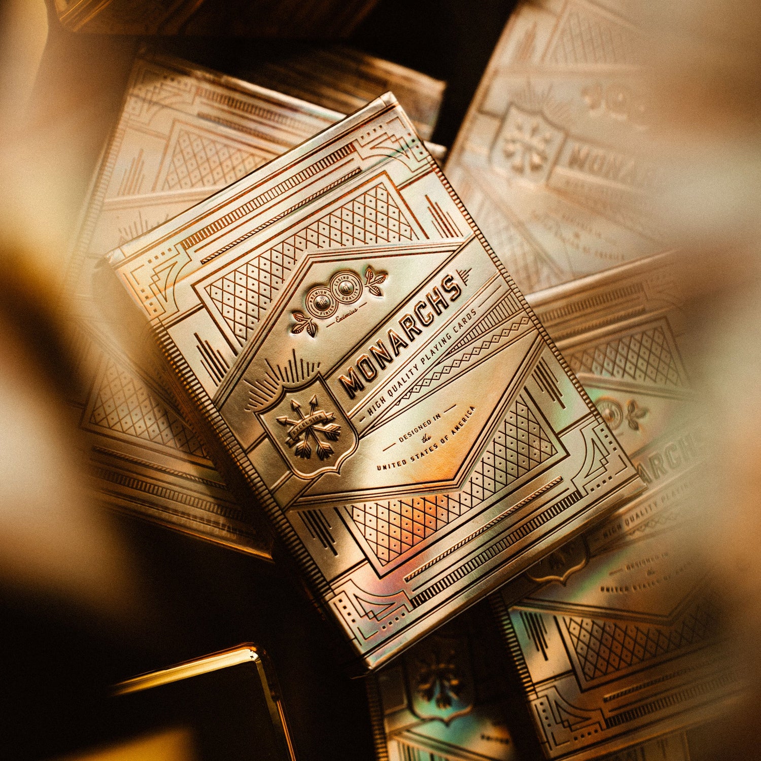 Monarch Prestige Gold Foil Edition Playing Cards