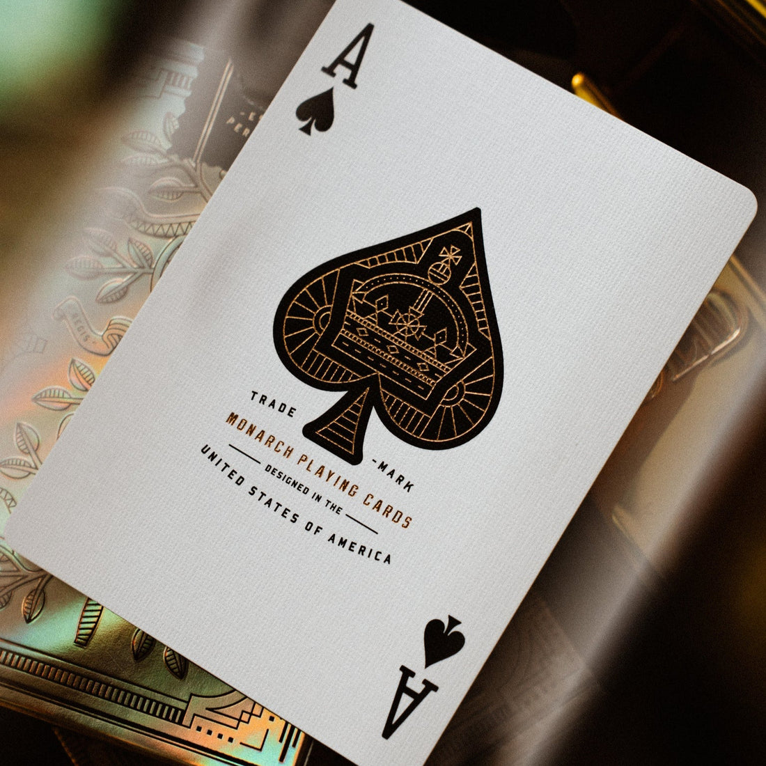 Monarch Prestige Gold Foil Edition Playing Cards