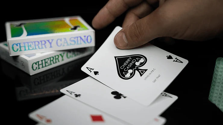 Cherry Casino Sands Summer Orange Mirage Holographic Black Hawk Teal Playing Cards