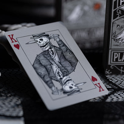 Fultons October Tombstone Grey Playing Cards