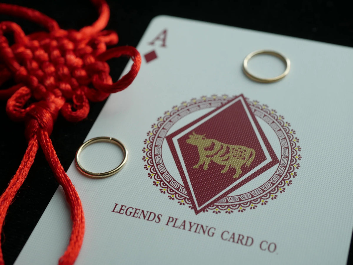 ZODIAC 2021 - Year of the OX Gold Foil Playing Cards