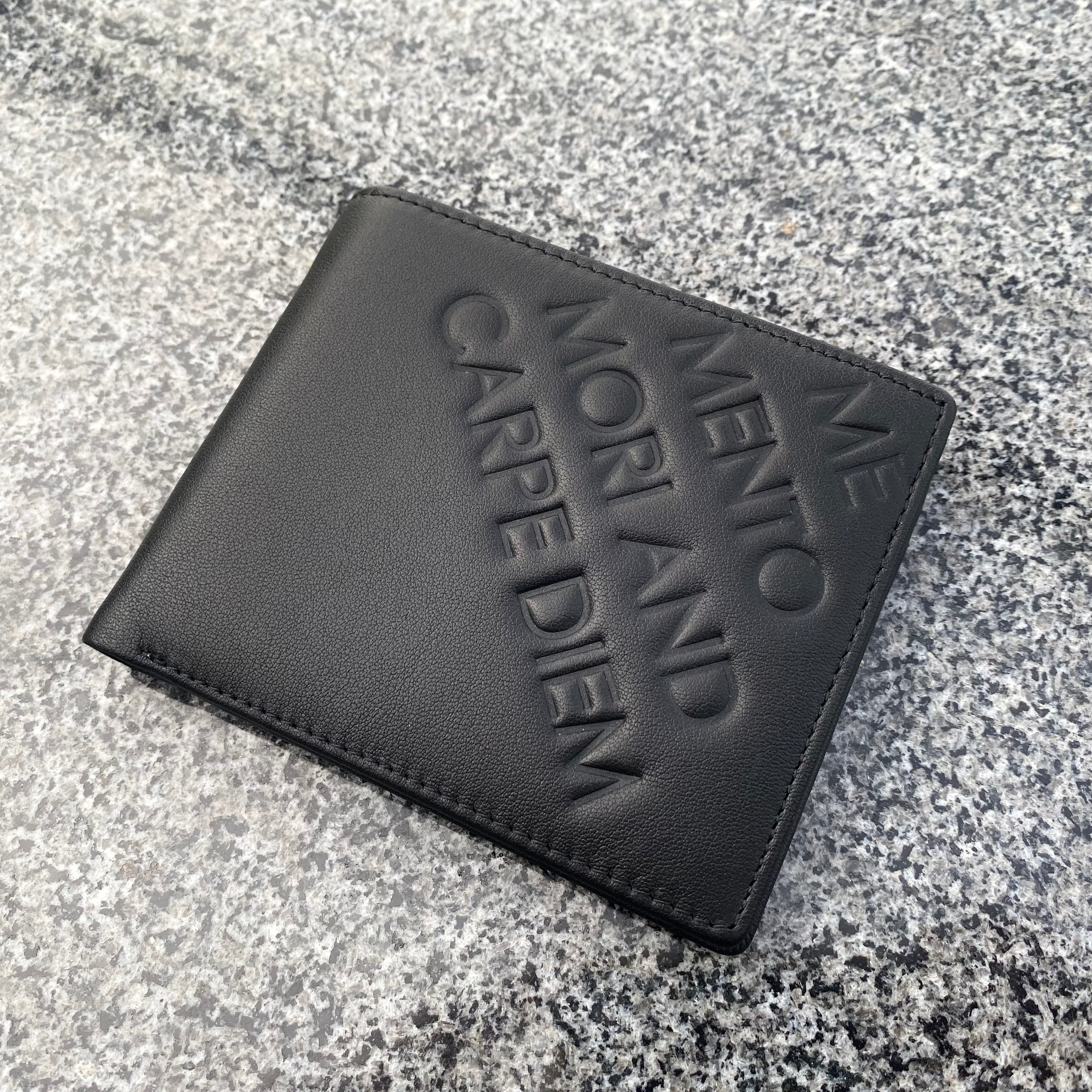 The Memento Bi-fold Flap Wallet with Coin Compartment
